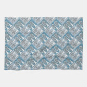 Marching Baritone Crosshatch Geschirrtuch (Horizontal)