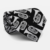 Marching Baritone Crosshatch Krawatte (Gerollt)