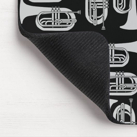 Marching Baritone Crosshatch Mousepad (Ecke)