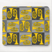 Marching Baritone Crosshatch Mousepad (Vorne)