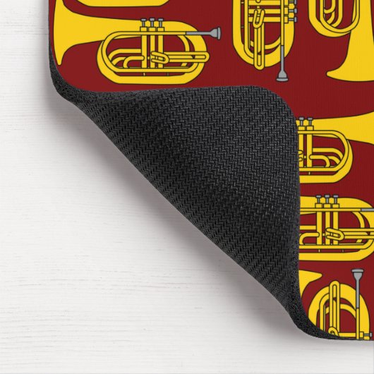 Marching Baritone Crosshatch Mousepad (Ecke)