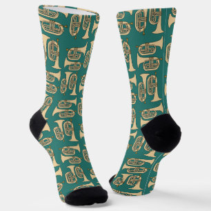 Marching Baritone Crosshatch Socken