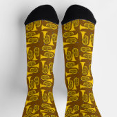 Marching Baritone Crosshatch Socken (Oben)