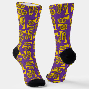 Marching Baritone Crosshatch Socken