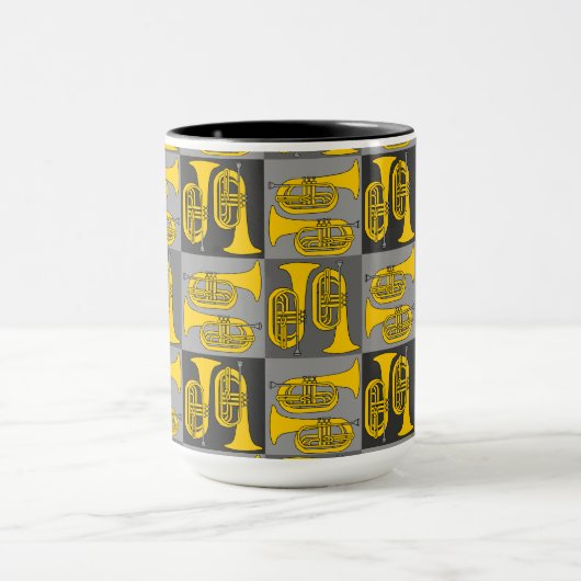 Marching Baritone Crosshatch Tasse (Zentrum)