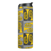 Marching Baritone Crosshatch Thermosbecher (Nach links gedreht)