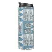 Marching Baritone Crosshatch Thermosbecher (Nach rechts gedreht)