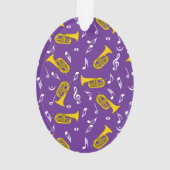 *Marching Baritone Musiknoten Ornament (Rückseite)