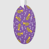 *Marching Baritone Musiknoten Ornament (Vorderseite)