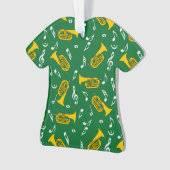 *Marching Baritone Musiknoten Ornament (Vorderseite)