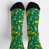 *Marching Baritone Musiknoten Socken (Oben)