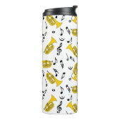 *Marching Baritone Musiknoten Thermosbecher (Nach links gedreht)
