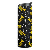 *Marching Baritone Musiknoten Thermosbecher (Nach links gedreht)