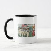 Marching Boys als Matrosen verkleidet Tasse (Links)