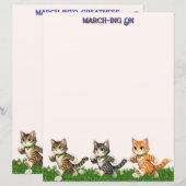 Marching Cats Stationery (Vorne/Hinten)
