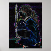 Marching Clarinetist Poster (Vorne)