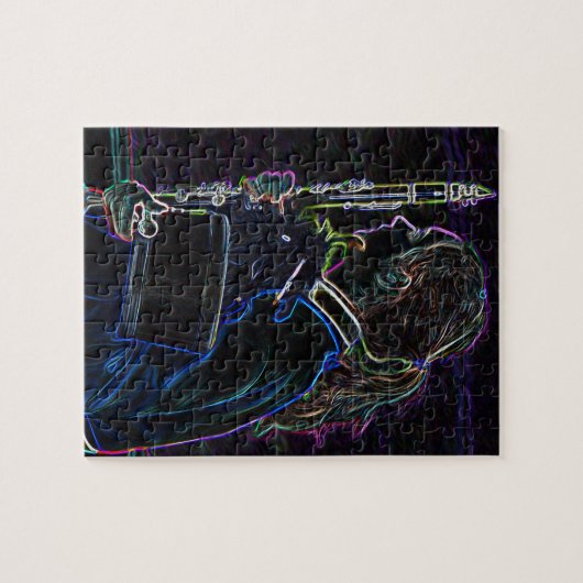 Marching Clarinetist Puzzle (Horizontal)