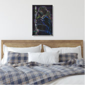 Marching Clarinetist Wrapped Canvas Leinwanddruck (Insitu (Schlafzimmer))