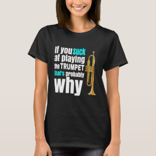 Marching Konzert Jazzband Musiker lustige Trompete T-Shirt