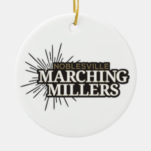 Marching Millers Round Ornament