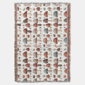 Marching Mushrooms Decke (Vorderseite Vertikal)