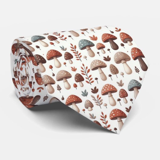 Marching Mushrooms Krawatte (Gerollt)