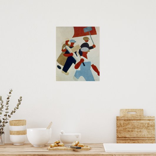 Marching Protestors Poster (Küche)