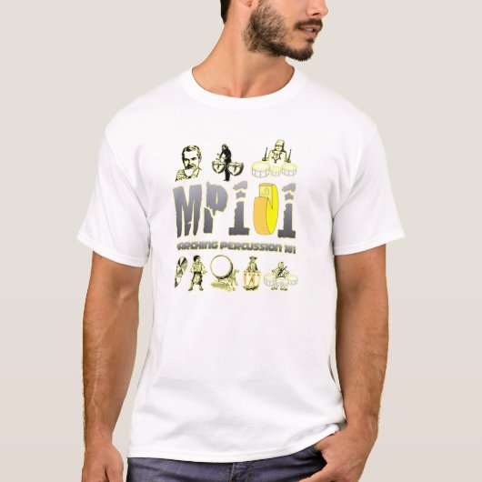 Marching Schlagzeug 101 (MP101) T-Shirt (Vorderseite)
