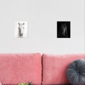 Marching Schwarz-weiß Horse Portraits Bilderwand Sets (Wohnzimmer)