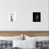 Marching Schwarz-weiß Horse Portraits Bilderwand Sets (Schlafzimmer)