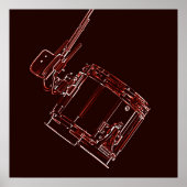 Marching Snare Drum oder Drummer Poster (Vorne)