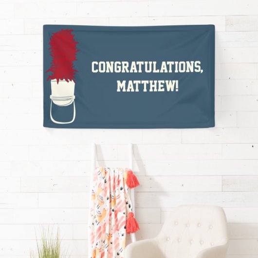 Marching von Bandhut mit Feathers Custom Message Banner (Insitu)