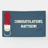 Marching von Bandhut mit Feathers Custom Message Banner (Horizontal)