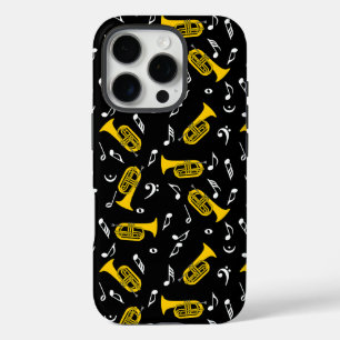 Marching von Baritone Musiknotens Bass Clefs iPhone 16 Pro Hülle