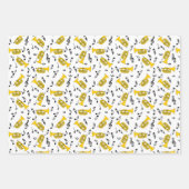 Marching von Baritone Musiknotens Treble Clefs Geschenkpapier Set (Vorderseite 2)