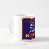 marchtokeepfearalivewhite kaffeetasse (Vorderseite Links)