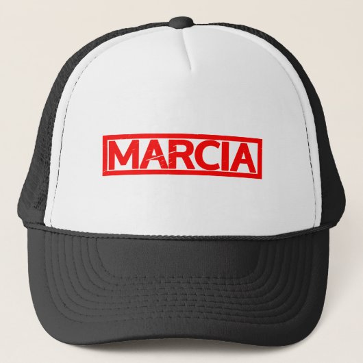 Marcia Briefmarke Truckerkappe (Vorderseite)