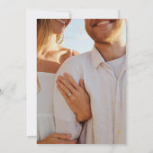 Marcia Classic Elegante Wedding Save The Date (Rückseite)