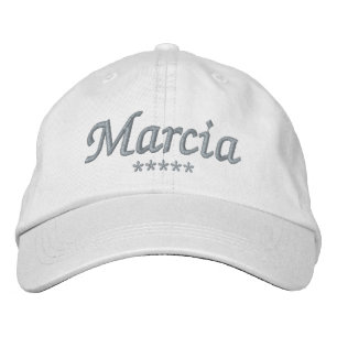 Marcia Name Bestickte Baseballkappe