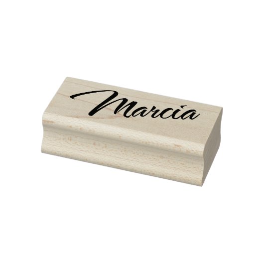 Marcia-Name kursive dekorative Skript-Schriftart Gummistempel (Stempel)