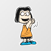 Marcie Clapping Fensteraufkleber (Blatt)