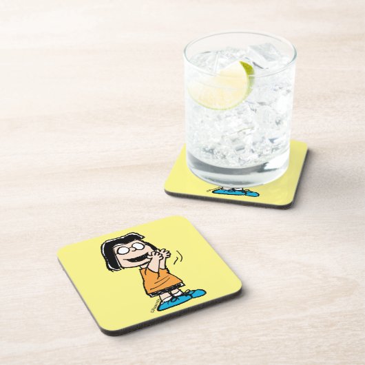 Marcie Clapping Getränkeuntersetzer (Rechte Seite)