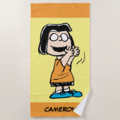 Marcie Clapping Strandtuch (Vorderseite)