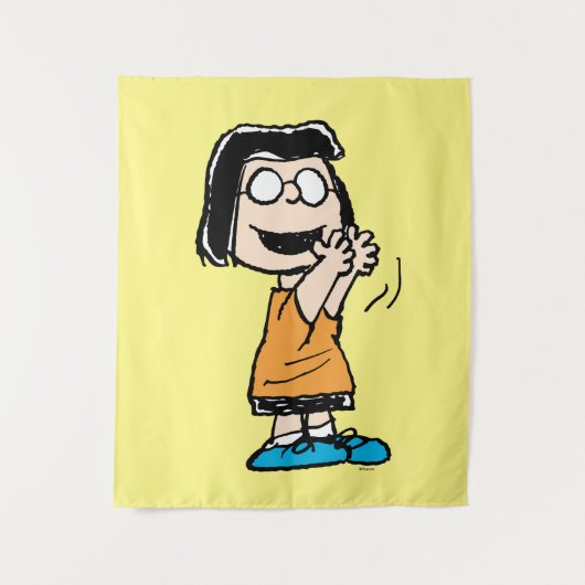 Marcie Clapping Wandteppich (Vorderseite)