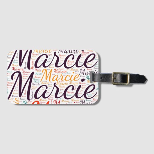 Marcie Gepäckanhänger (Vorderseite (Horizontal))