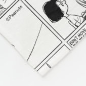 Marcie & Peppermint Patty im Klassenzimmer Fleecedecke (Ecke)