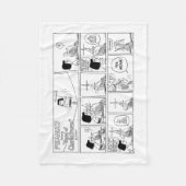 Marcie & Peppermint Patty im Klassenzimmer Fleecedecke (Vorderseite)