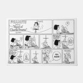 Marcie & Peppermint Patty im Klassenzimmer Fußmatte (Vorderseite)