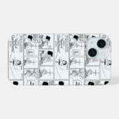 Marcie & Peppermint Patty im Klassenzimmer iPhone 15 Hülle (Rückseite (Horizontal))