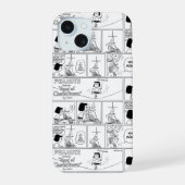 Marcie & Peppermint Patty im Klassenzimmer iPhone 15 Hülle (Rückseite)